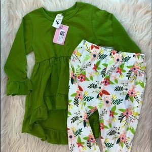 Girls boutique outfit set